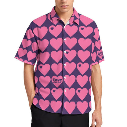 Men's Fashion Casual Printed Short Sleeve Shirts 2305107052