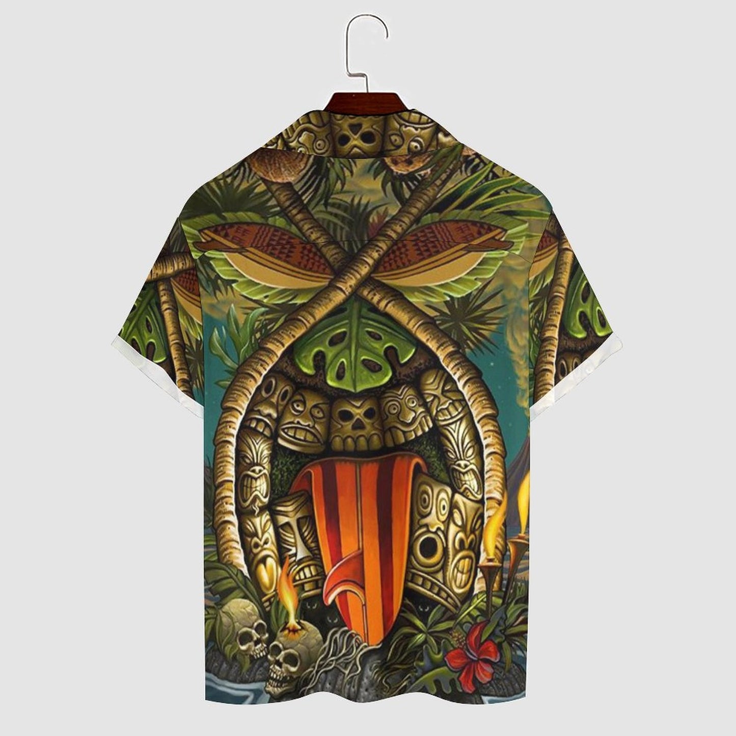 Men's Hawaiian Print Resort Shirt 2305106002