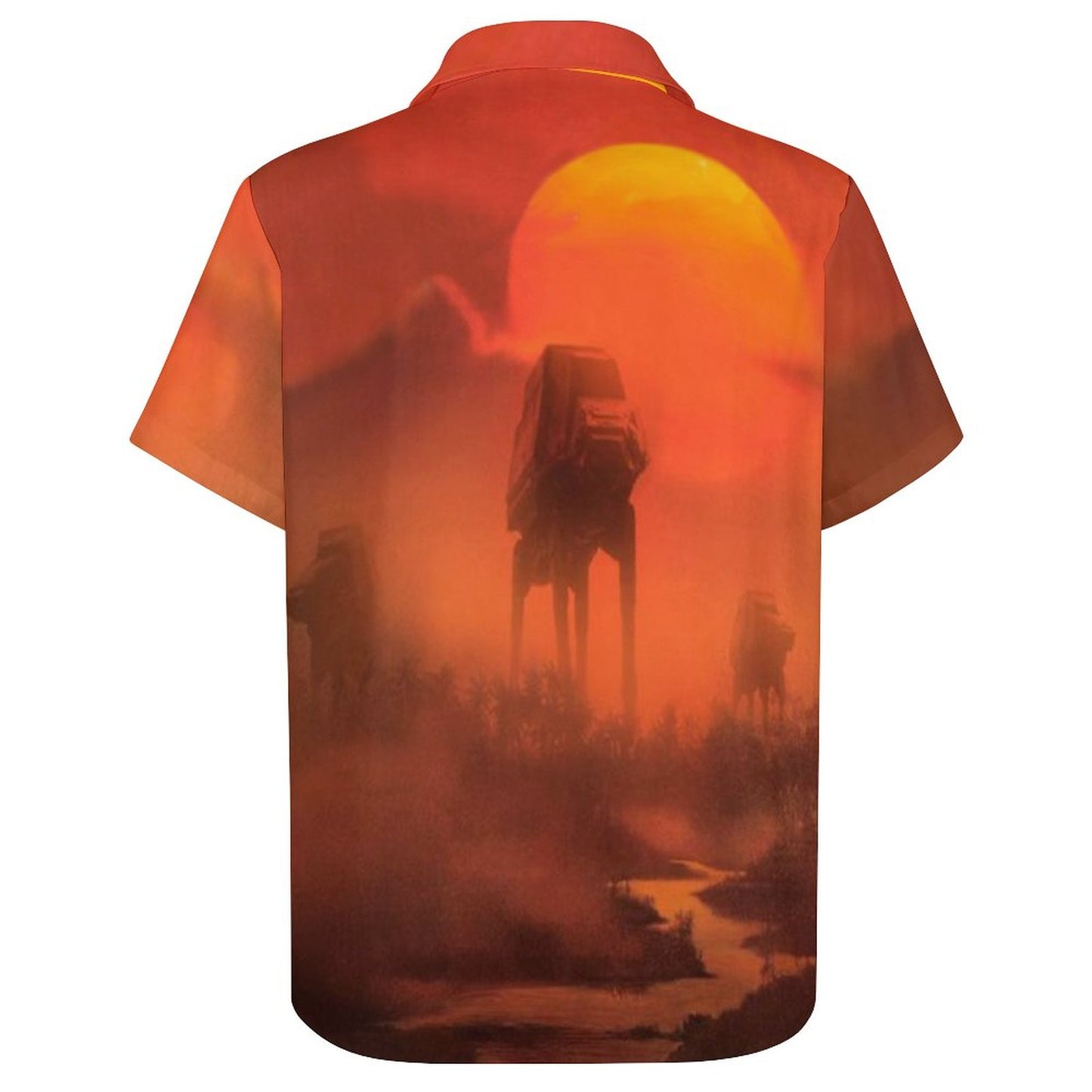 Men's Fashion Casual Printed Short Sleeve Shirts 2306101605