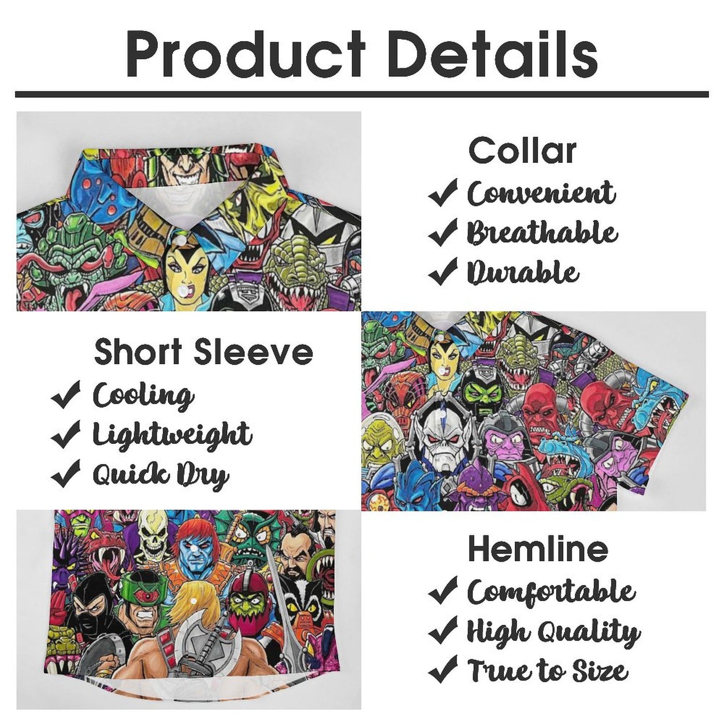 Men's Hawaiian Casual Short Sleeve Shirt 2306104361