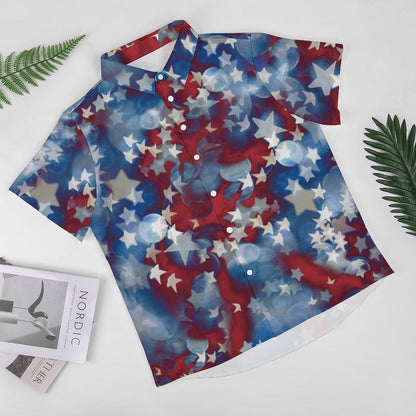 Men's Hawaiian Print Resort Shirt 2305101458