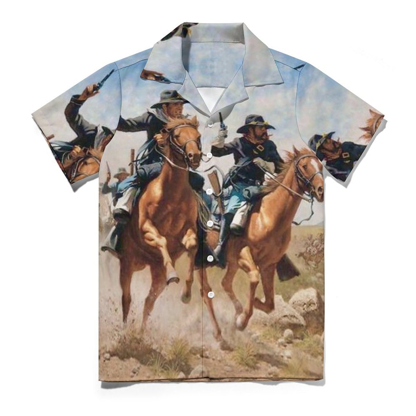 Men's Hawaiian Casual Short Sleeve Shirt 2305101807