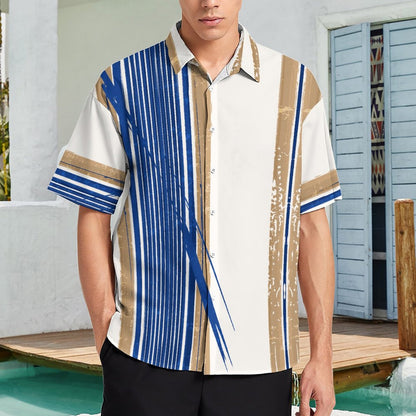Men's Hawaiian Print Resort Shirt 2305102185