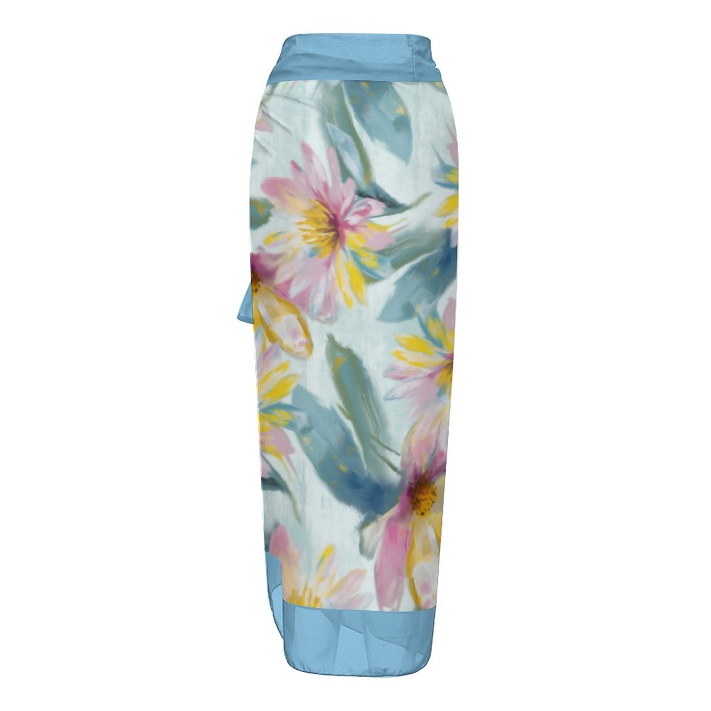 Casual Printed One-Piece Swimsuit And Cover Up 2305102829
