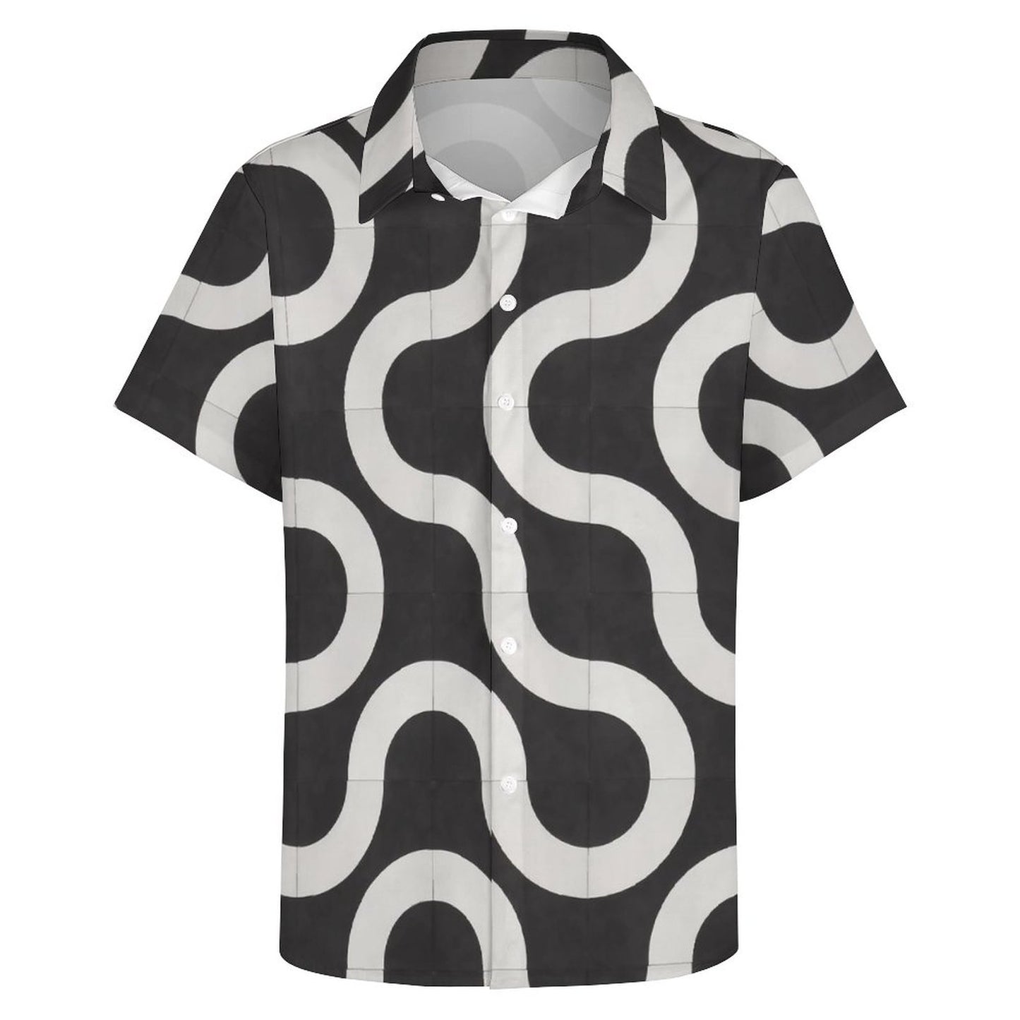 Men's Fashion Casual Printed Short Sleeve Shirts 2306101728