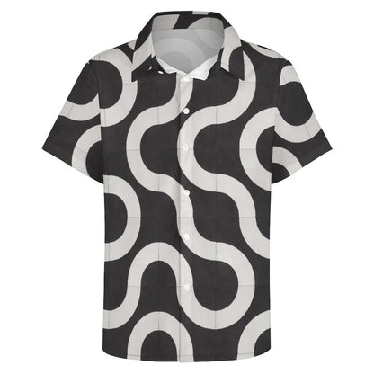 Men's Fashion Casual Printed Short Sleeve Shirts 2306101728