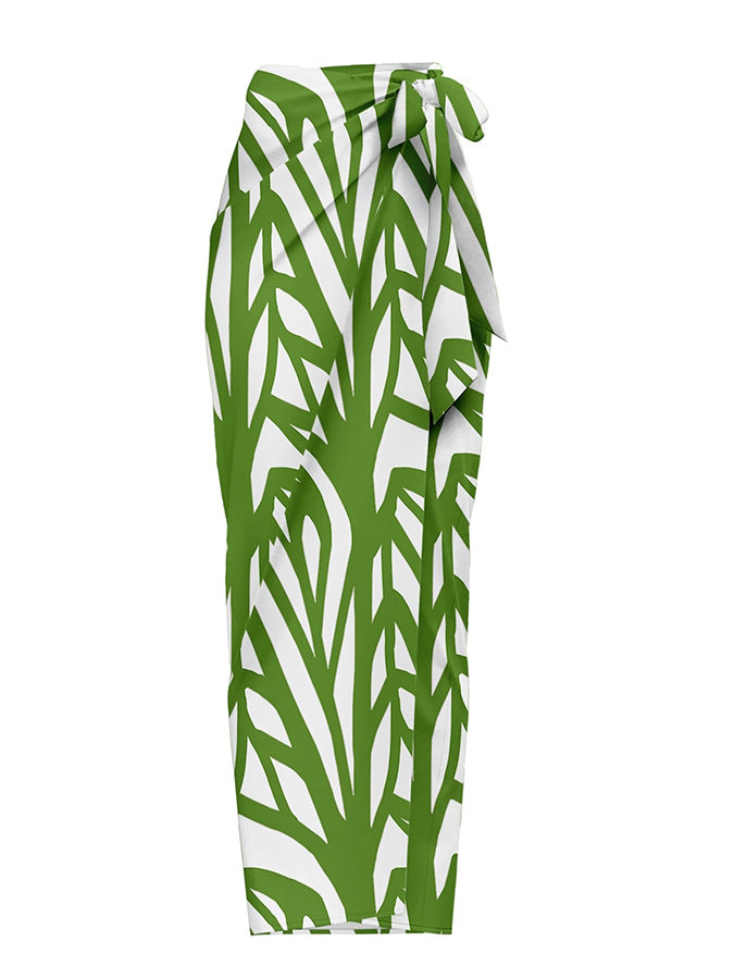 Geometric Print One Piece Swimsuits and Cover Up