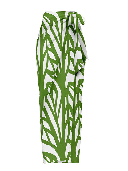 Geometric Print One Piece Swimsuits and Cover Up