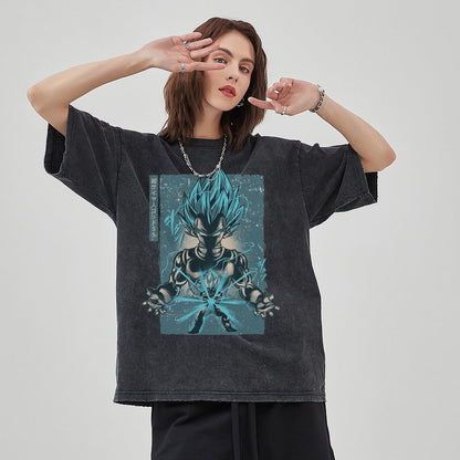 Unisex Vintage Solid Wash T-Shirts 2305102964
