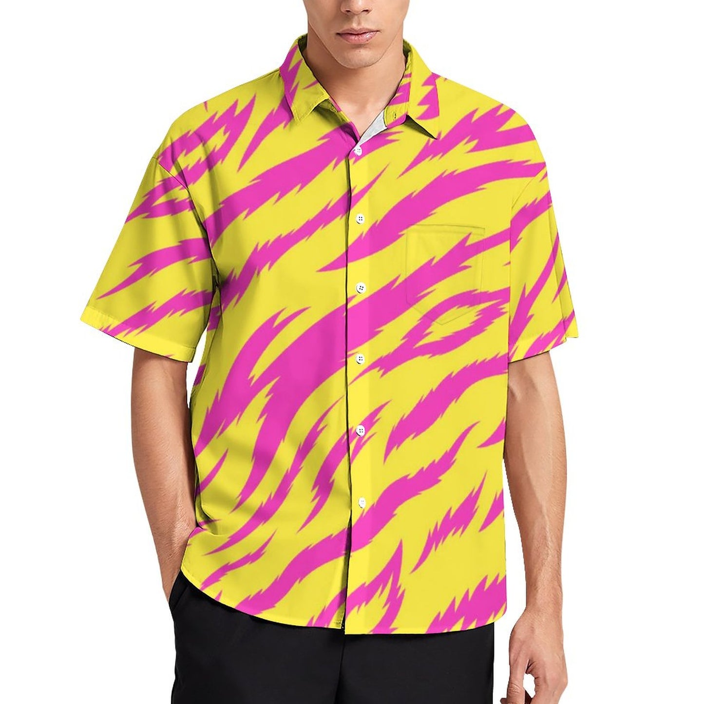 Men's Hawaiian Casual Short Sleeve Shirt 2306105791