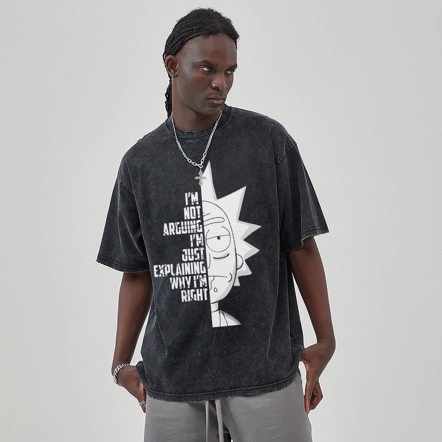 Unisex Vintage Solid Wash T-Shirts 2305103021