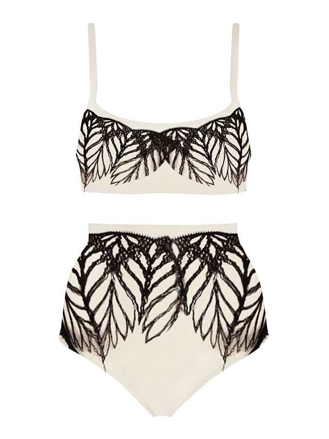 Simple Print Fashion Bikini Swimsuit