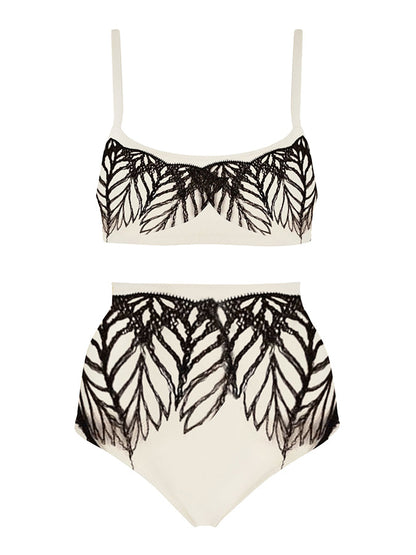 Simple Print Fashion Bikini Swimsuit