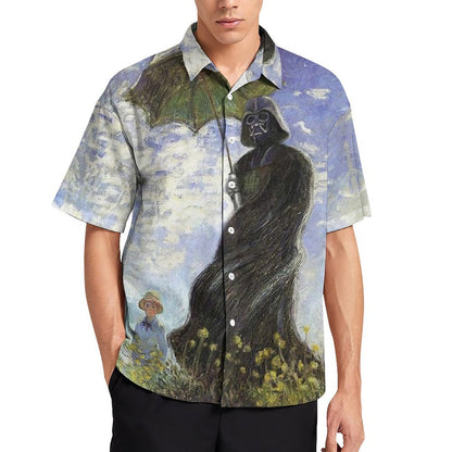 Men's Fashion Casual Printed Short Sleeve Shirts 2306101502