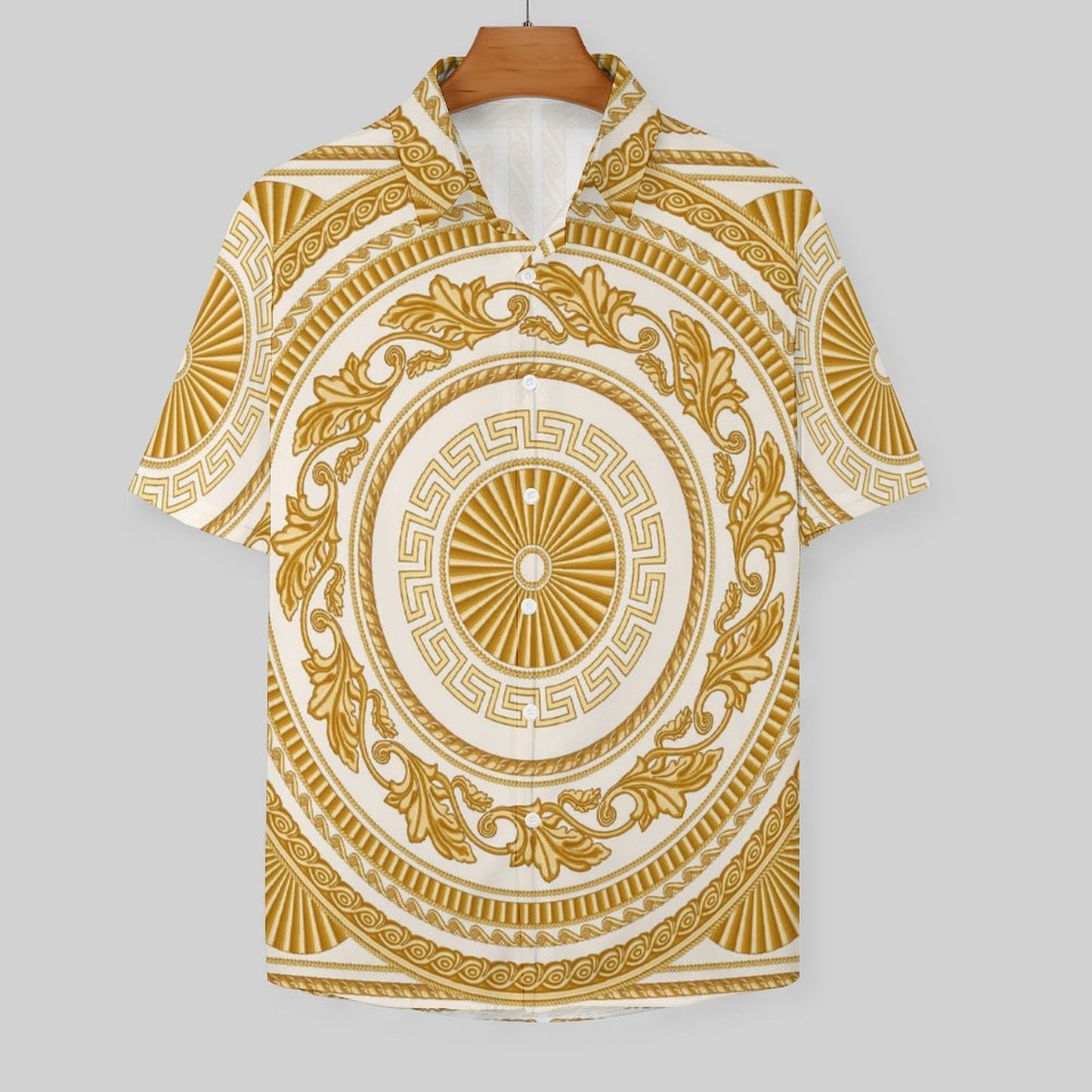 Men's Fashion Casual Printed Short Sleeve Shirts 2306100954