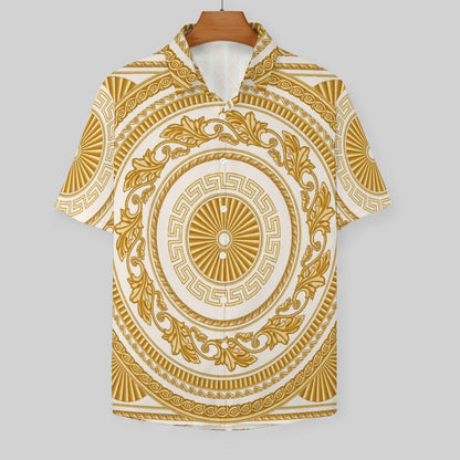 Men's Fashion Casual Printed Short Sleeve Shirts 2306100954