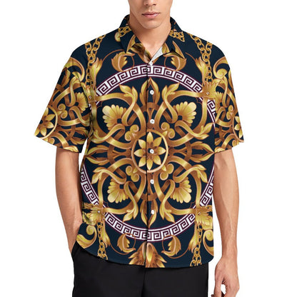 Men's Fashion Casual Printed Short Sleeve Shirts 2306101111