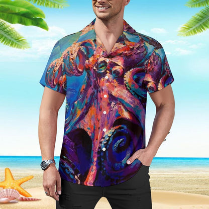 Men's Hawaiian Print Casual Shirt 2304108698