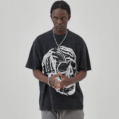 Unisex Vintage Solid Wash T-Shirts 2305101628