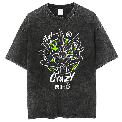 Unisex Vintage Solid Wash T-Shirts 2305103529