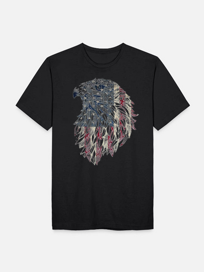 Unisex Round Neck Casual Printed Short Sleeve T-Shirt