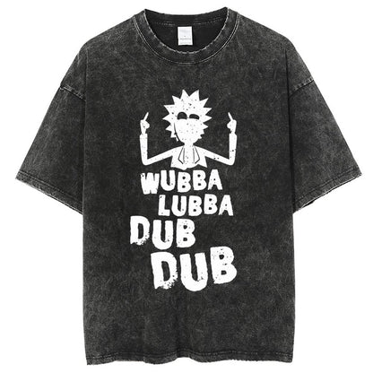 Unisex Vintage Solid Wash T-Shirts 2305103411