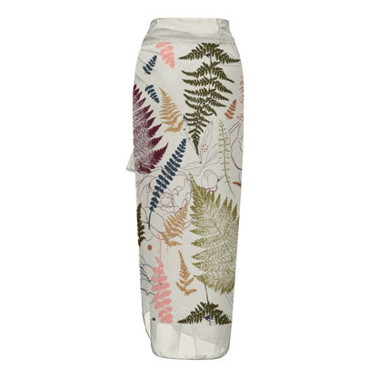 Casual Printed One-Piece Swimsuit And Cover Up 2305102674