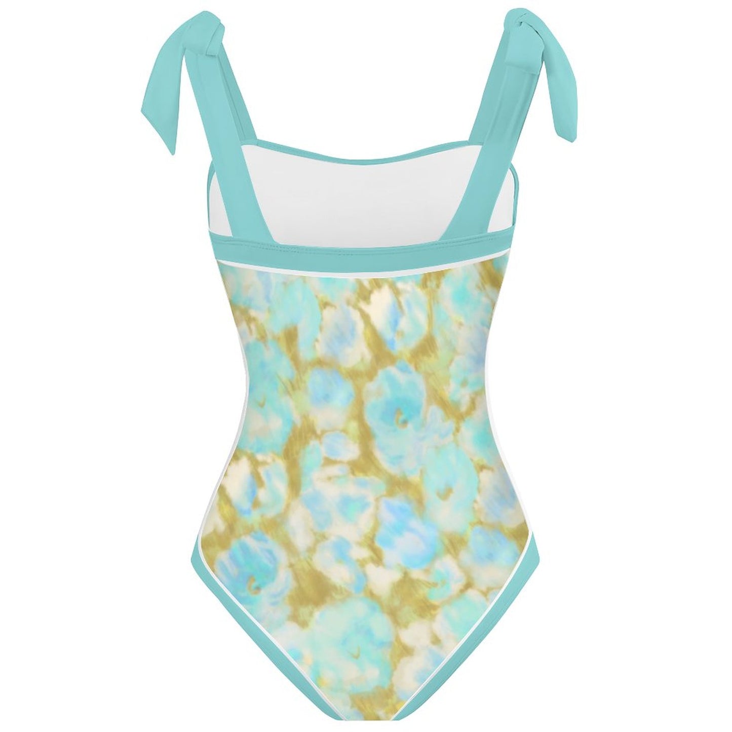 Fashion Printed One Piece Swimsuit And Cover Up 2305105538