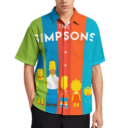 Men's Hawaiian Casual Short Sleeve Shirt 2307100353