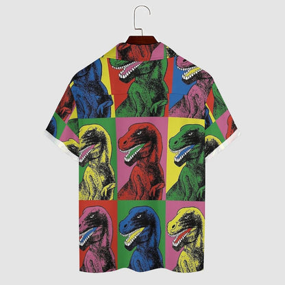 Men's Hawaiian Print Casual Shirt 2304109846