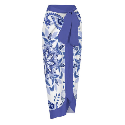 Casual Printed One Piece Swimsuit And Cover Up 2305106053