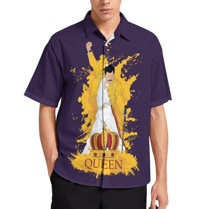 Men's Fashion Casual Printed Short Sleeve Shirts 2306102219