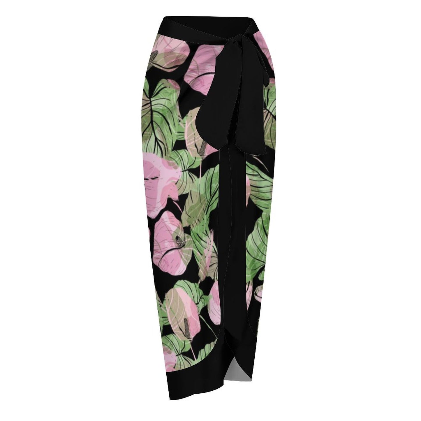 Casual Printed One-Piece Swimsuit And Cover Up 2305102413