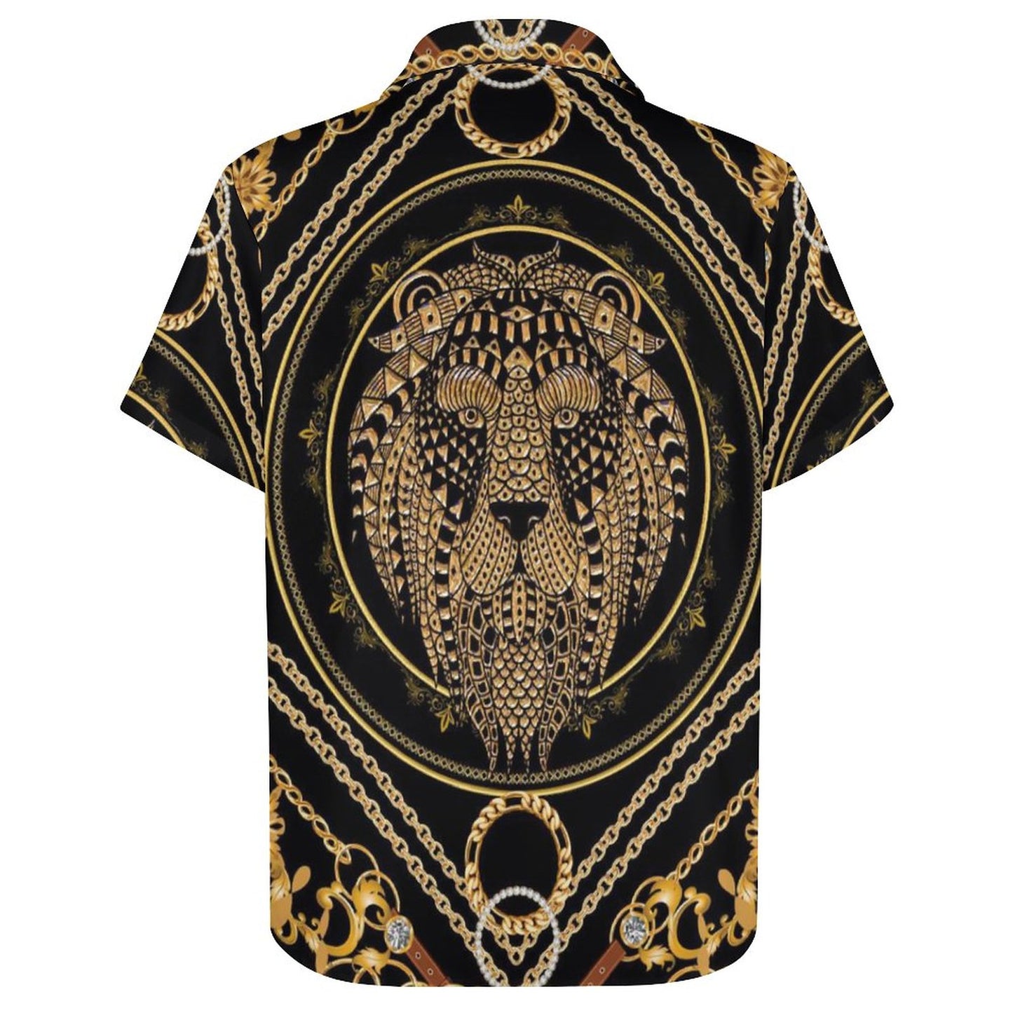 Men's Fashion Casual Printed Short Sleeve Shirts 2306100962