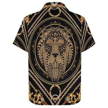 Men's Fashion Casual Printed Short Sleeve Shirts 2306100962