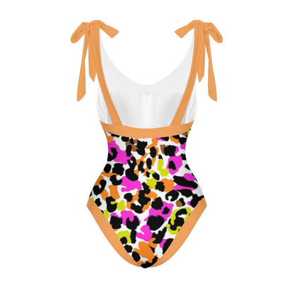 Casual Printed One-Piece Swimsuit And Cover Up 2305102676