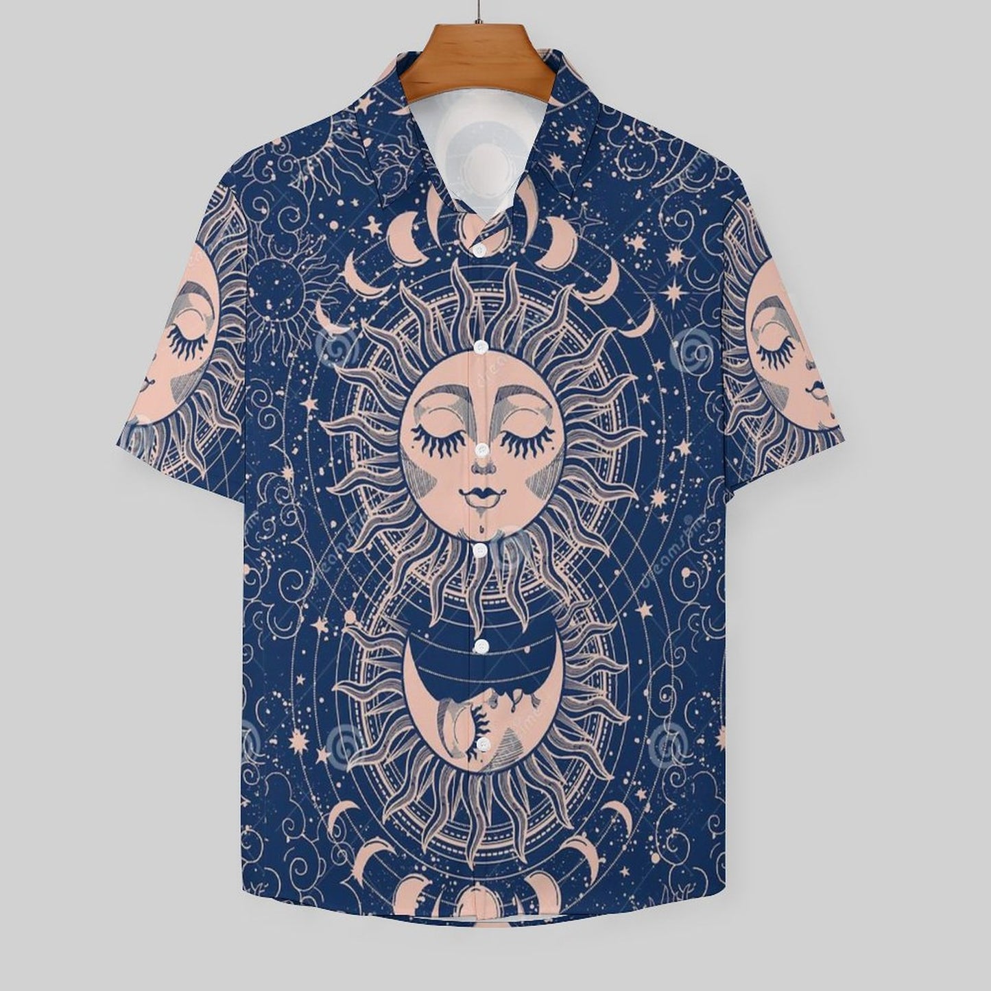 Men's Fashion Casual Printed Short Sleeve Shirts 2306100972
