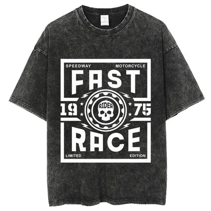 Unisex Vintage Solid Wash T-Shirts 2305102844