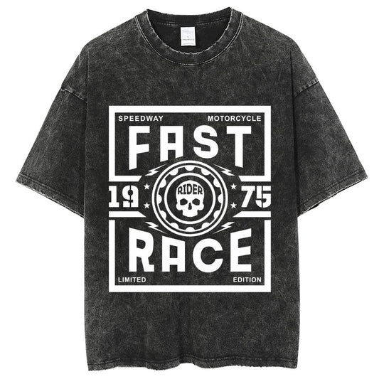 Unisex Vintage Solid Wash T-Shirts 2305102844