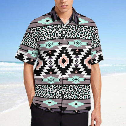 Men's Fashion Casual Printed Short Sleeve Shirts 2306101717