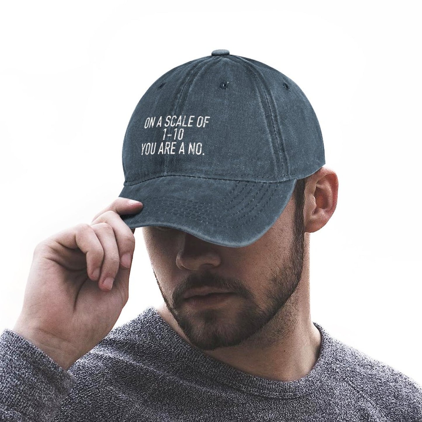 JOC Washed Denim Baseball Cap 2305103312