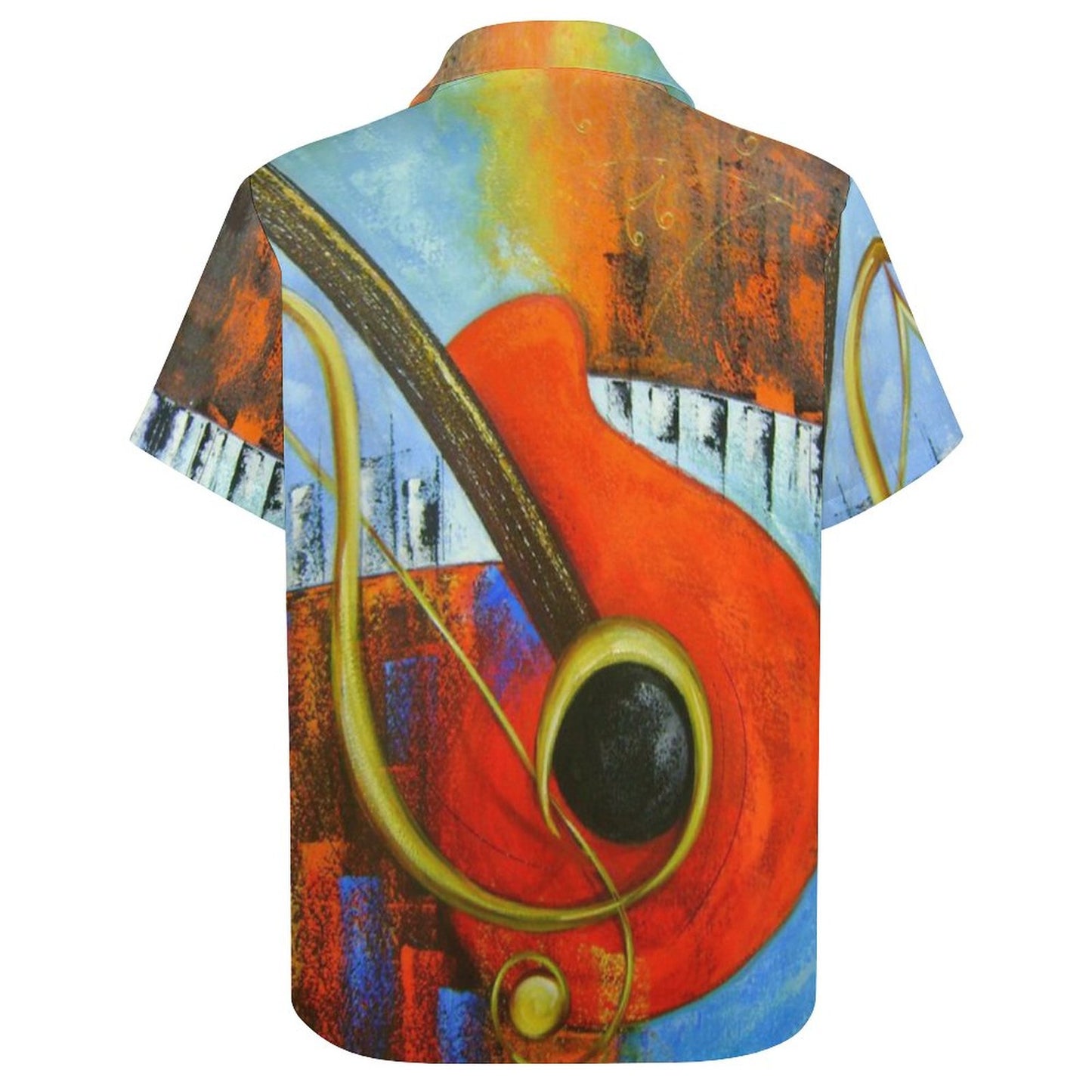 Men's Hawaiian Print Resort Shirt 2305102033