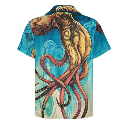 Men's Hawaiian Print Casual Shirt 2304108700