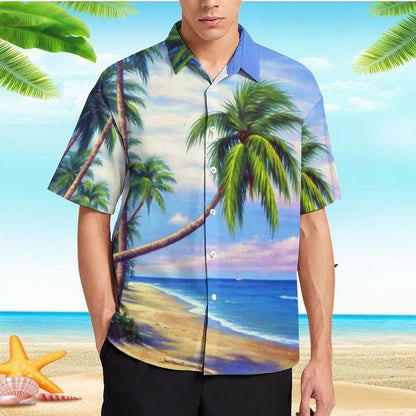 Men's Hawaiian Print Resort Shirt 2304109195