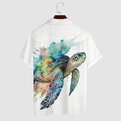 Men's Hawaiian Casual Short Sleeve Shirt 2305101809