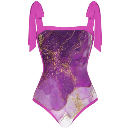 Fashion Printed One Piece Swimsuit And Cover Up 2306102469