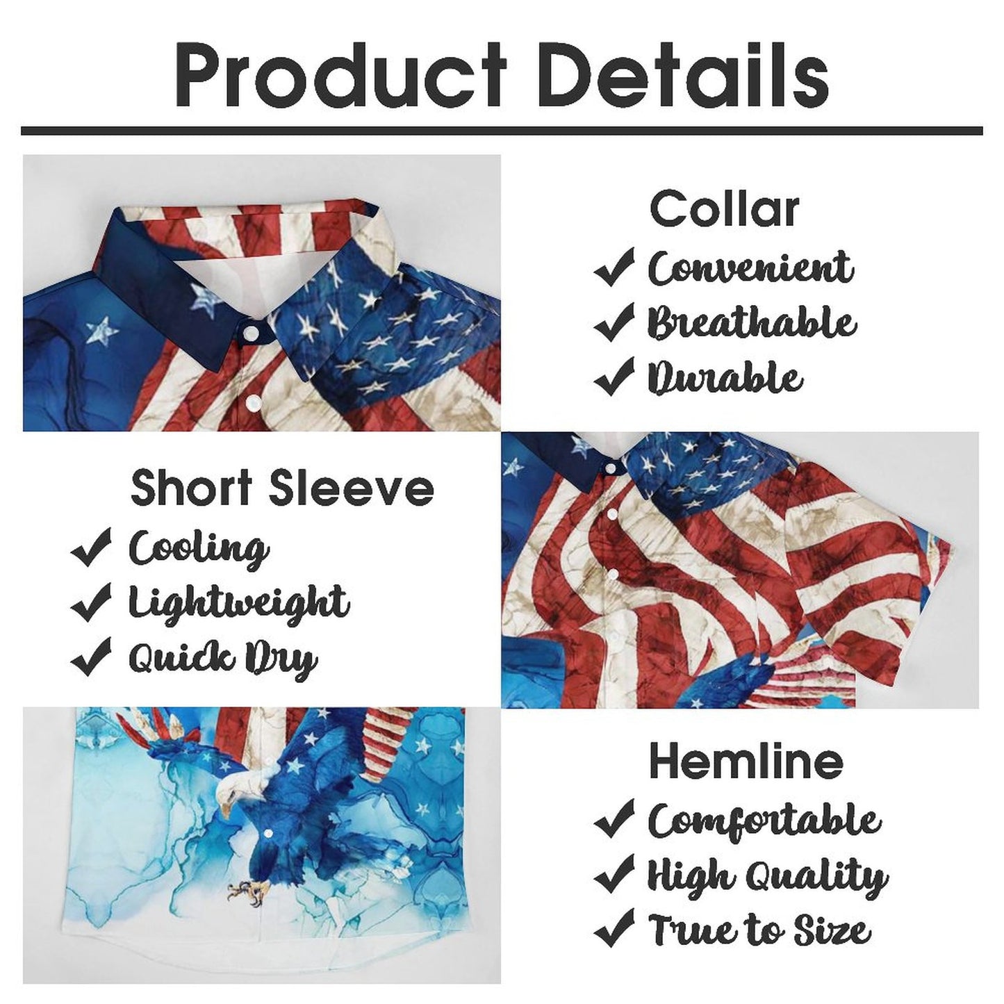 Men's Hawaiian Casual Short Sleeve Shirt 2306105796