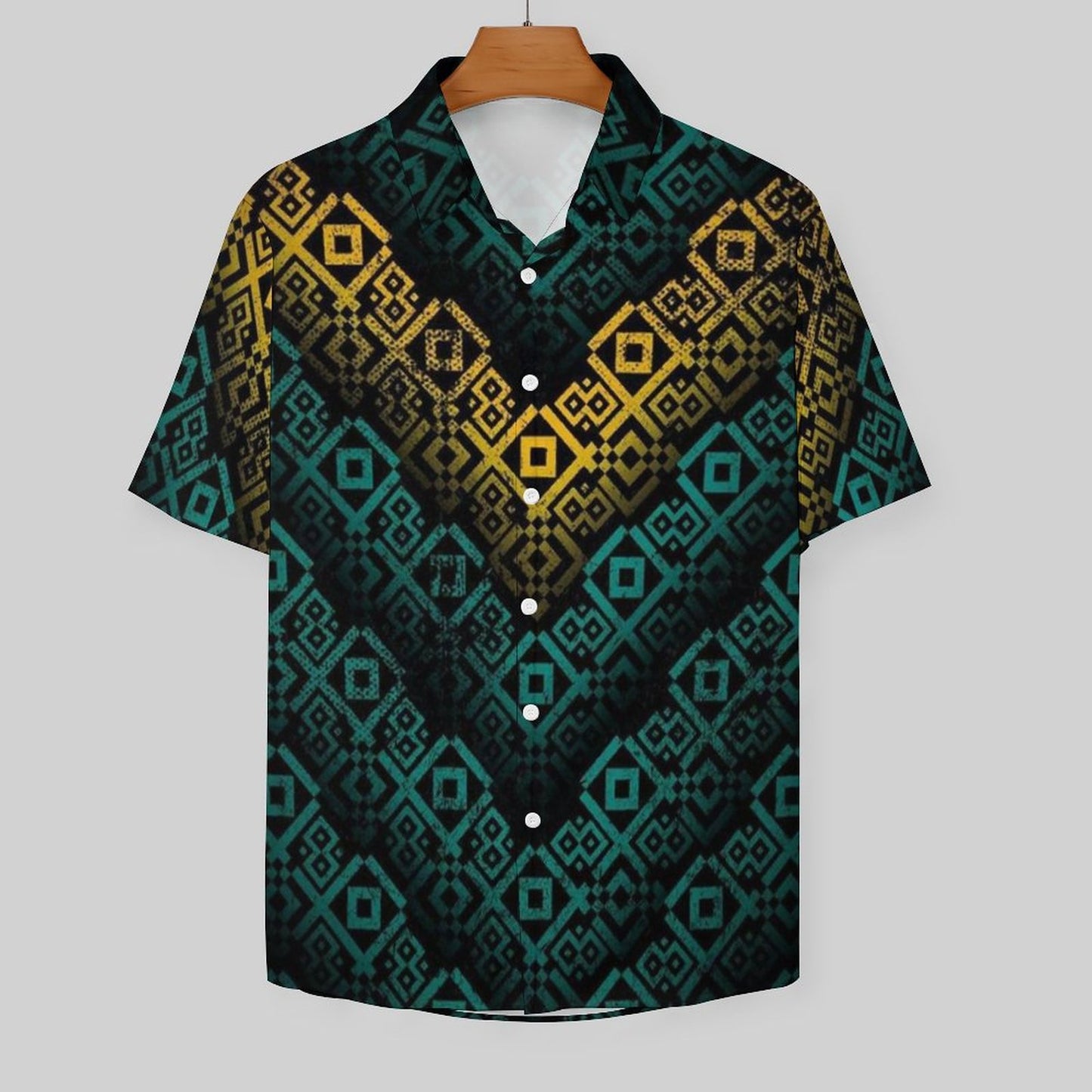 Men's Fashion Casual Printed Short Sleeve Shirts 2306102201