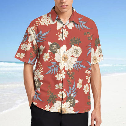 Men's Fashion Casual Printed Short Sleeve Shirts 2306101736