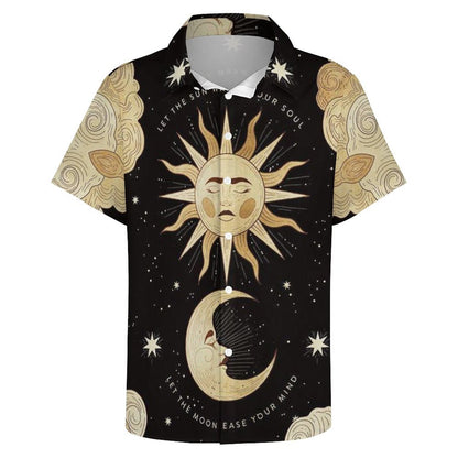 Men's Fashion Casual Printed Short Sleeve Shirts 2306101046